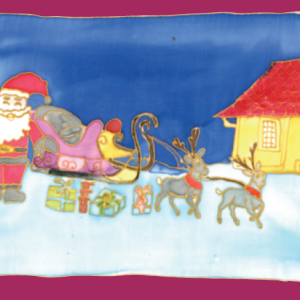 Božićna čestitka - Ružičasta